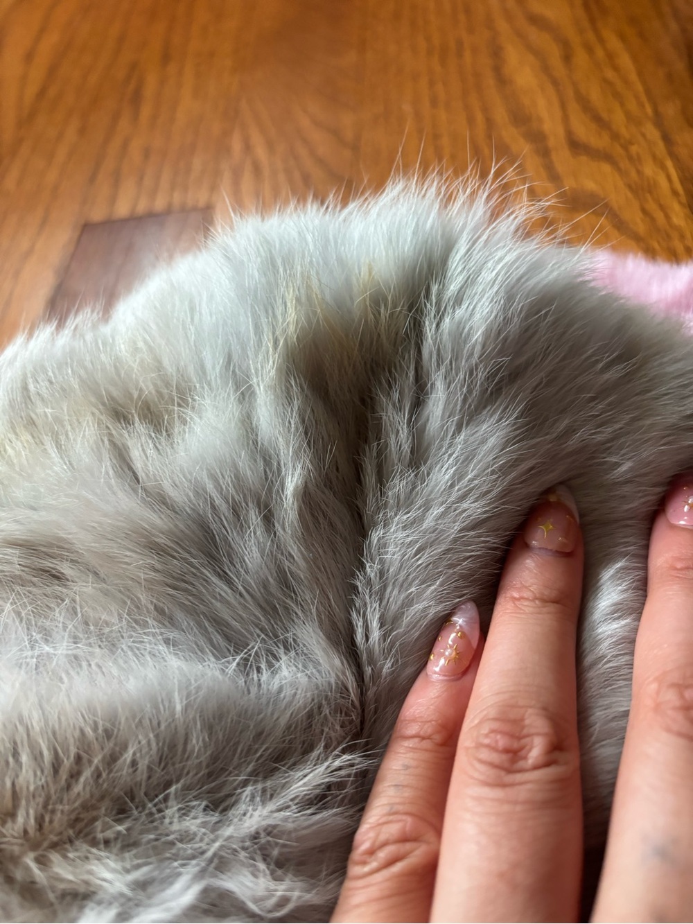 Vintage rabbit fur Bebe jacket - Picture 5 of 8